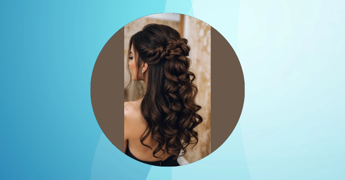The Half Up Half Down Charm: Wedding Hair Inspirations