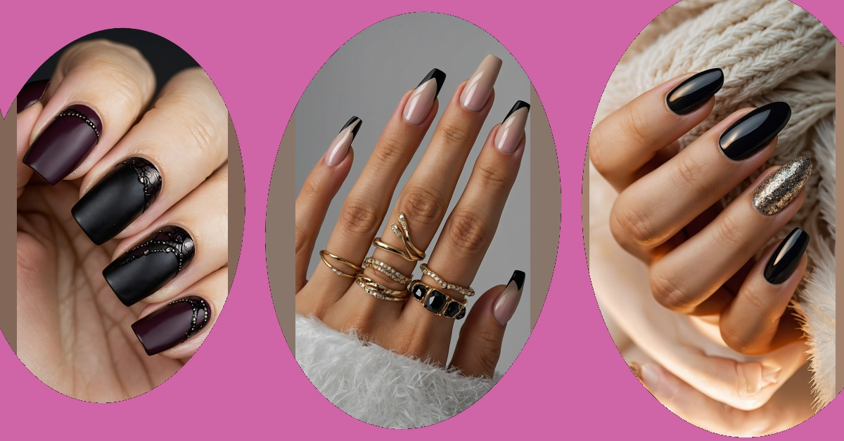 5 Trendy Black Nail Designs to Rock this Season