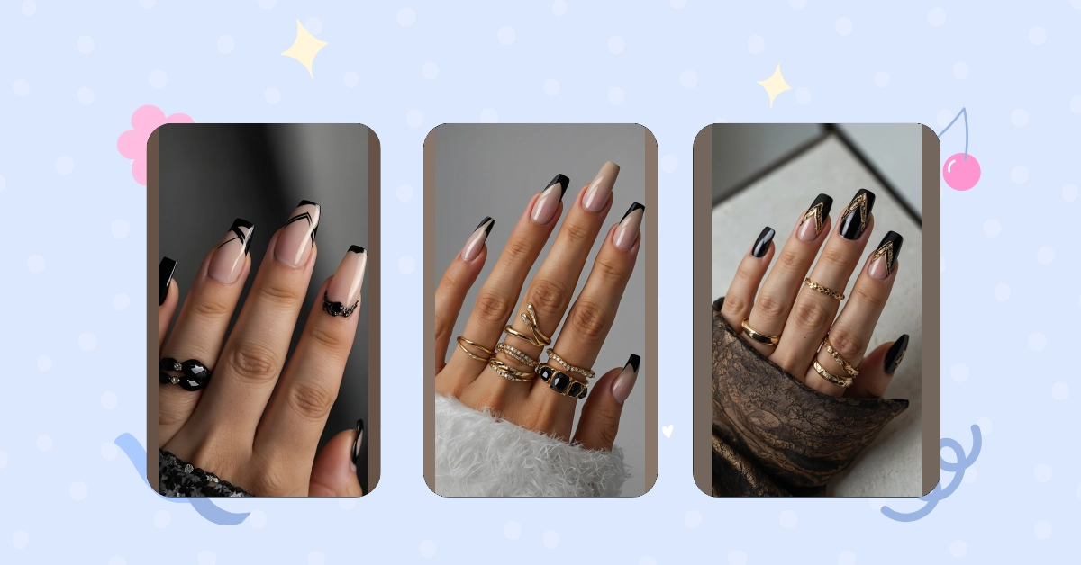 Unleash Your Creativity with These 5 Black Nail Inspirations